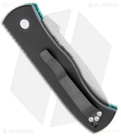 Emerson Pro-Tech CQC-7 Automatic Knife Green Grain Micarta (3.25" Stonewash) 4 Emerson Pro-Tech CQC-7 Automatic Knife Green Grain Micarta (3.25" Stonewash) -Benchmade Store Emerson Protech CQC 7 Auto Green Grain Micarta SW BHQ 107325 jr side