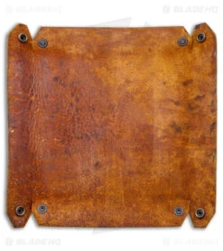 Fire Hall Knife & Leather Dark Tan Leather Valet Tray -Benchmade Store Fire Hall Knife Leather Dark Tan Leather Valet Tray BHQ 143554 jr flat