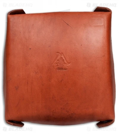 Fire Hall Knife & Leather Light Tan Leather Valet Tray Fire Hall Knife & Leather Light Tan Leather Valet Tray -Benchmade Store Fire Hall Knife Leather Light Brown Leather Valet Tray BHQ 79306 er back