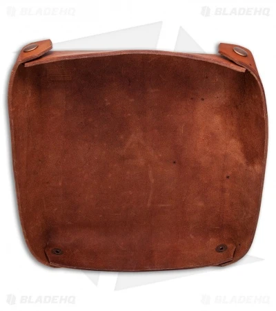 Fire Hall Knife & Leather Light Tan Leather Valet Tray Fire Hall Knife & Leather Light Tan Leather Valet Tray -Benchmade Store Fire Hall Knife Leather Light Brown Leather Valet Tray BHQ 79306 er side
