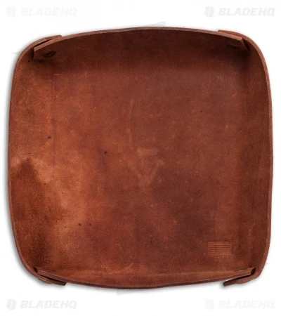 Fire Hall Knife & Leather Light Tan Leather Valet Tray Fire Hall Knife & Leather Light Tan Leather Valet Tray -Benchmade Store Fire Hall Knife Leather Light Brown Leather Valet Tray BHQ 79306 er