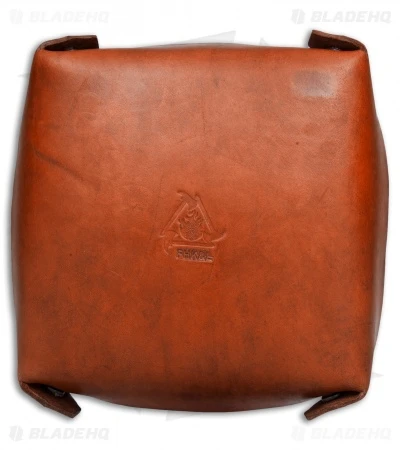 Fire Hall Knife & Leather Light Tan Leather Valet Tray Small Fire Hall Knife & Leather Light Tan Leather Valet Tray Small -Benchmade Store Fire Hall Knife Leather Light Brown Leather Valet Tray small BHQ 79307 er back