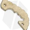 Flytanium Custom Brass Backspacer For Spyderco Shaman - Stonewash -Benchmade Store Flytanium Brass Backspacer for Spyderco Shaman BHQ 116870 jr
