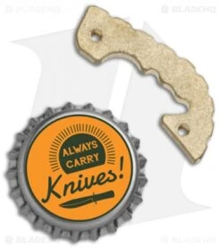 Flytanium Custom Brass Backspacer For Spyderco Shaman - Stonewash 4 Flytanium Custom Brass Backspacer For Spyderco Shaman - Stonewash -Benchmade Store Flytanium Brass Backspacer for Spyderco Shaman BHQ 116870 jr bottlecap