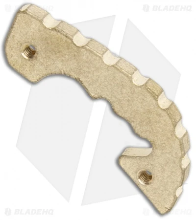 Flytanium Custom Brass Backspacer for Spyderco Shaman - Stonewash Flytanium Custom Brass Backspacer For Spyderco Shaman - Stonewash -Benchmade Store Flytanium Brass Backspacer for Spyderco Shaman BHQ 116870 jr spine