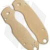 Flytanium Custom Classic Brass Scales For Spyderco Para 3 Knife -Benchmade Store Flytanium Brass Scales Spyderco Paramilitary 3 BHQ 89843 jr