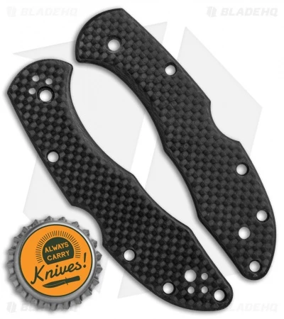 Flytanium Custom Carbon Fiber Scales for Spyderco Delica - Black Flytanium Custom Carbon Fiber Scales For Spyderco Delica - Black -Benchmade Store Flytanium CF Delica Scales BHQ 93930 jr bottlecap