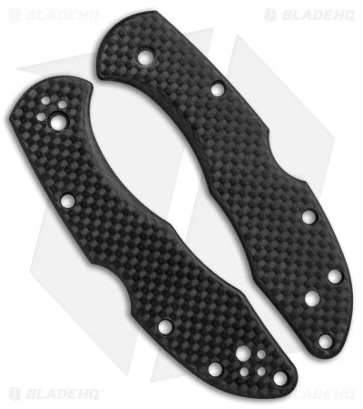 Flytanium Custom Carbon Fiber Scales for Spyderco Delica - Black Flytanium Custom Carbon Fiber Scales For Spyderco Delica - Black -Benchmade Store Flytanium CF Delica Scales BHQ 93930 jr