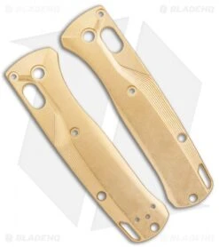 Flytanium Crossfade Brass Scales For Benchmade MINI Bugout Knife