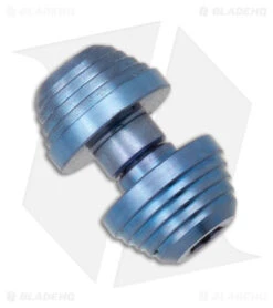 Flytanium Custom Titanium Thumb Stud For Demko AD20.5 Knife (Blue)
