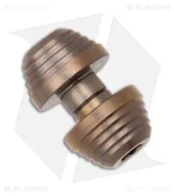 Flytanium Custom Titanium Thumb Stud For Demko AD20.5 Knife (Bronze)