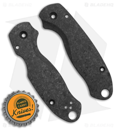 Flytanium Lotus Shred Carbon Fiber Scales for Spyderco Paramilitary 3 Knife Flytanium Lotus Shred Carbon Fiber Scales For Spyderco Paramilitary 3 Knife -Benchmade Store Flytanium Lotus Shtred CF Scales for Spyderco Para 3 Knife BHQ 178019 jr bottlecap