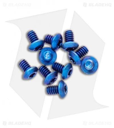Flytanium Titanium Screws for Benchmade Bugout (Set of 12) Flytanium Titanium Screws For Benchmade Bugout (Set Of 12) -Benchmade Store Flytanium Set of 10 Ti Screws Benchmade Bugout Blue BHQ 100255 jr