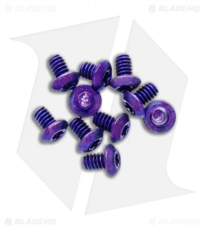 Flytanium Titanium Screws for Benchmade Bugout (Set of 12) Flytanium Titanium Screws For Benchmade Bugout (Set Of 12) -Benchmade Store Flytanium Set of 10 Ti Screws Benchmade Bugout Purple BHQ 100255 jr