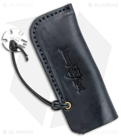 GEC Johnny on the Spot Leather Pocket Knife Sleeve - Black GEC Johnny On The Spot Leather Pocket Knife Sleeve - Black -Benchmade Store GEC Johnny on the Spot Leather Knife Sleeve Leather BHQ 175736 jr front