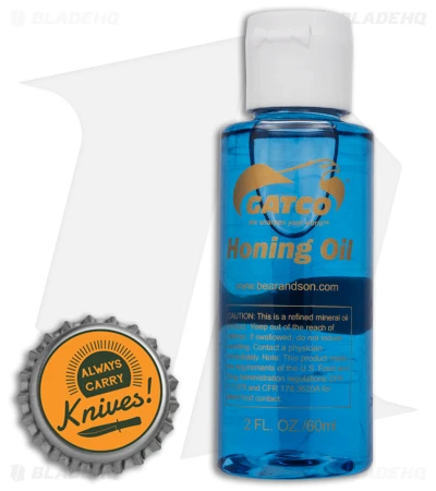 Gatco Honing Oil for Sharpening Stones (2 oz.) Gatco Honing Oil For Sharpening Stones (2 Oz.) -Benchmade Store Gatco Honing Oil For Sharpening Stones 2oz BHQ 69920 td size