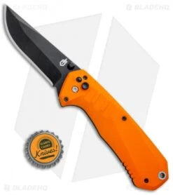 Gerber Haul A/O Spring Assisted Knife Orange GFN (3.1" Black) 30-001398 -Benchmade Store Gerber Haul AO SA Orange GFN Black 30 001398 BHQ 67398 jr bottlecap