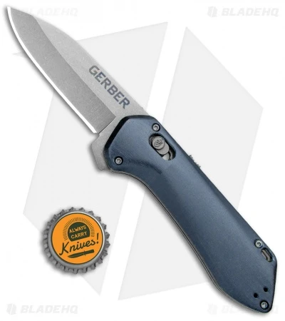 Gerber Highbrow Compact A/O Spring Assisted Knife Blue (2.8" Stonewash) Gerber Highbrow Compact A/O Spring Assisted Knife Blue (2.8" Stonewash) -Benchmade Store Gerber Highbrow Compact A O SA Blue SW 30 001520N BHQ 94151 jr bottlecap