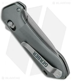 Gerber Highbrow Compact A/O Spring Assisted Knife Gray (2.8" Stonewash) 4 Gerber Highbrow Compact A/O Spring Assisted Knife Gray (2.8" Stonewash) -Benchmade Store Gerber Highbrow Compact A O SA Gray SW 30 001518N BHQ 94148 jr side