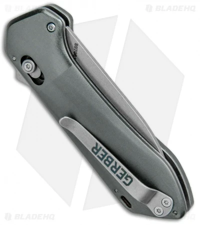 Gerber Highbrow Compact A/O Spring Assisted Knife Gray (2.8" Stonewash) Gerber Highbrow Compact A/O Spring Assisted Knife Gray (2.8" Stonewash) -Benchmade Store Gerber Highbrow Compact A O SA Gray SW 30 001518N BHQ 94148 jr side