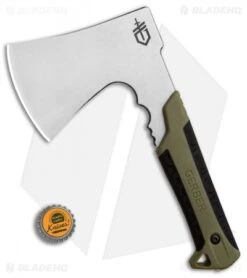 Gerber Pack Hatchet 9.5" Axe Sage Green 31-003482 -Benchmade Store Gerber Pack Hatchet Axe Sage Green BHQ 81317 er bottlecap