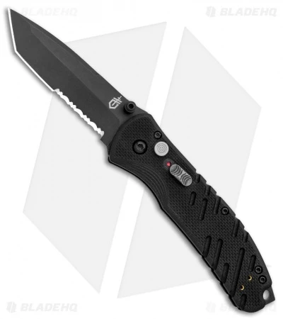 Gerber Propel Downrange AO Assisted Opening Knife Black (3.5" Black Serr) Gerber Propel Downrange AO Assisted Opening Knife Black (3.5" Black Serr) -Benchmade Store Gerber SA Propel Downrange Black Black Serr 30 000845N BHQ 126233 jr
