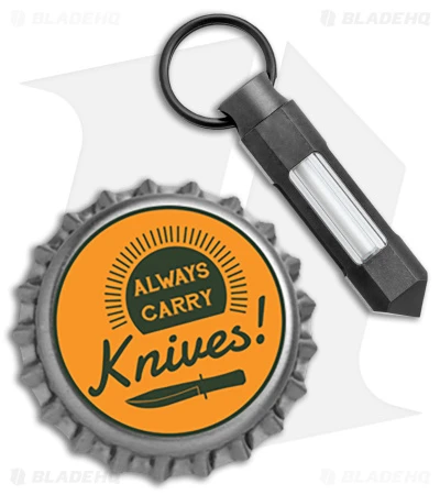 Glow Rhino Black Nitride Blue Tritium Glow Fob (1.5" Black) Glow Rhino Black Nitride Blue Tritium Glow Fob (1.5" Black) -Benchmade Store Glow Rhino Tritium Fob Blue BHQ 143481 jr bottlecap