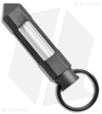 Glow Rhino Black Nitride Blue Tritium Glow Fob (1.5" Black) Glow Rhino Black Nitride Blue Tritium Glow Fob (1.5" Black) -Benchmade Store Glow Rhino Tritium Fob Blue BHQ 143481 jr side