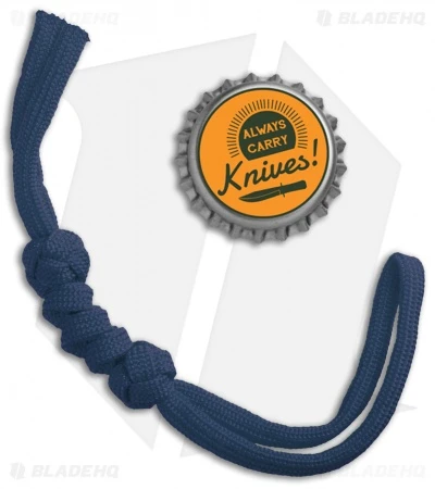 Tallen Knotted Paracord Lanyard - Blue Tallen Knotted Paracord Lanyard - Blue -Benchmade Store Grindwox Knotted Paracord Lanyard Blue BHQ 71144 jr bottlecap