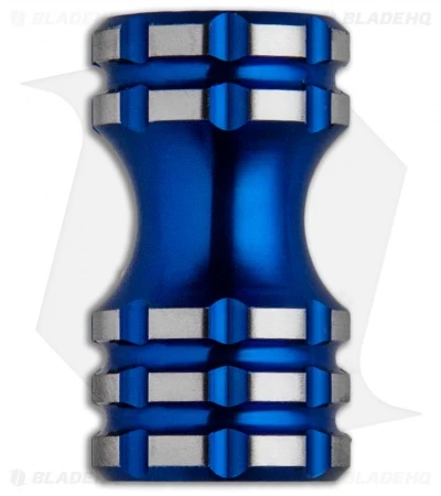 Grumpy's EDC Titanium Hustle Bead - Electric Blue Grumpy's EDC Titanium Hustle Bead - Electric Blue -Benchmade Store Grumpys EDC Ti Hustle Bead Electric Blue Finish BHQ 89963 jr