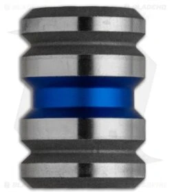 Grumpy's EDC Titanium Tank Bead - Thin Blue Line