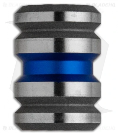 Grumpy's EDC Titanium Tank Bead - Thin Blue Line Grumpy's EDC Titanium Tank Bead - Thin Blue Line -Benchmade Store Grumpys EDC Ti Tank Bead Thin Blue Line BHQ 89988 jr