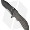 HTM Kirby Lambert Snap Clip Point Spring Assisted Knife Gray (3.5" Black Serr) 1 HTM Kirby Lambert Snap Clip Point Spring Assisted Knife Gray (3.5" Black Serr) -Benchmade Store HTM Kirby Lambert Snap Clip Point Gray Black Serr BHQ 54833 er