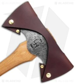 Hoffman Blacksmithing 19" Saddle Axe W/ Hickory Handle -Benchmade Store Hoffman Blacksmithing 19in Saddle Axe with Hickory Handle BHQ 72130 jr sheath