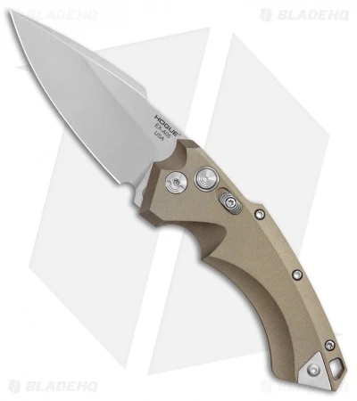 Hogue Knives EX-A05 Spear Point Automatic Knife FDE (3.5" Stonewash) 34534 Hogue Knives EX-A05 Spear Point Automatic Knife FDE (3.5" Stonewash) 34534 -Benchmade Store Hogue Auto FDE spear point tumble BHQ 80671 er