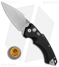 Hogue Knives EX-A05 Spear Point Automatic Knife Black (3.5" Stonewash) 34530 -Benchmade Store Hogue Automatic Black spear point tumble BHQ 80668 er bottlecap