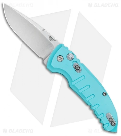 Hogue Knives A01 Microswitch Automatic Knife Aqua Blue (2.6" Stonewash) 24113 Hogue Knives A01 Microswitch Automatic Knife Aqua Blue (2.6" Stonewash) 24113 -Benchmade Store Hogue Knives A01 Microswitch Auto Aqua Blue SW 24113 BHQ 78508 jr
