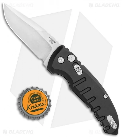 Hogue Knives A01 Microswitch Automatic Knife Black (2.6" Stonewash) 24110 Hogue Knives A01 Microswitch Automatic Knife Black (2.6" Stonewash) 24110 -Benchmade Store Hogue Knives A01 Microswitch Auto Black SW 24110 BHQ 78158 jr bottlecap