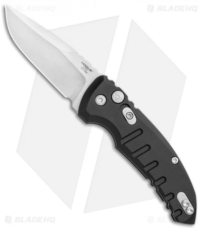 Hogue Knives A01 Microswitch Automatic Knife Black (2.6" Stonewash) 24110 Hogue Knives A01 Microswitch Automatic Knife Black (2.6" Stonewash) 24110 -Benchmade Store Hogue Knives A01 Microswitch Auto Black SW 24110 BHQ 78158 jr
