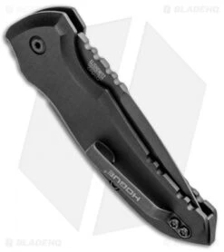 Hogue Knives A01 Microswitch Automatic Knife Black (2.6" Black) 24116 4 Hogue Knives A01 Microswitch Automatic Knife Black (2.6" Black) 24116 -Benchmade Store Hogue Knives A01 Microswitch Black Black 24116 BHQ 94205 jr side 1