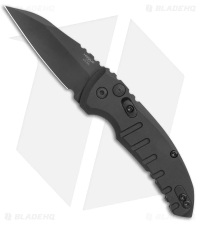 Hogue Knives A01 Microswitch Wharncliffe Automatic Knife Black (2.6" Black) Hogue Knives A01 Microswitch Wharncliffe Automatic Knife Black (2.6" Black) -Benchmade Store Hogue Knives A01 Microswitch Wharncliffe Auto Black Black BHQ 78914 jr