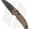 Hogue Knives A01 Microswitch Wharncliffe Automatic Knife FDE (2.6" Black) -Benchmade Store Hogue Knives A01 Microswitch Wharncliffe Auto FDE Black BHQ 78915 jr