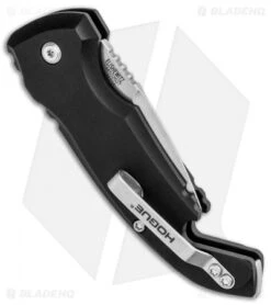 Hogue Knives CA Legal A01 Microswitch Automatic Knife Black (1.8" Stonewash) 4 Hogue Knives CA Legal A01 Microswitch Automatic Knife Black (1.8" Stonewash) -Benchmade Store Hogue Knives CA Legal A01 Microswitch Auto Black SW 24120 BHQ 79829 jr side