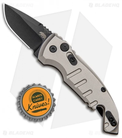 Hogue Knives CA Legal A01 Microswitch Automatic Knife FDE (1.8" Black) Hogue Knives CA Legal A01 Microswitch Automatic Knife FDE (1.8" Black) -Benchmade Store Hogue Knives CA Legal A01 Microswitch Auto FDE Black 24127 BHQ 83447 jr bottlecap