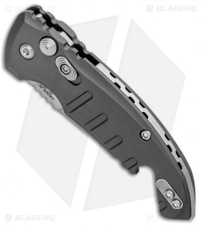 Hogue Knives CA Legal A01 Microswitch Automatic Knife Gray (1.8" Stonewash) Hogue Knives CA Legal A01 Microswitch Automatic Knife Gray (1.8" Stonewash) -Benchmade Store Hogue Knives CA Legal A01 Microswitch Auto Gray Bottle Opener SW 24122 BHQ 92705 jr spine