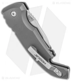 Hogue Knives CA Legal A01 Microswitch Wharncliffe Automatic Knife Gray (1.8" SW) -Benchmade Store Hogue Knives CA Legal A01 Microswitch Wharncliffe Auto Gray SW 24142 BHQ 81358 jr side