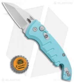 Hogue Knives CA Legal A01 Microswitch Wharncliffe Automatic Knife Aqua (1.8" SW) -Benchmade Store Hogue Knives CA Legal A01 Microswitch Wharncliffe Automatic Knife Aqua SW BHQ 81359 kp bottle cap