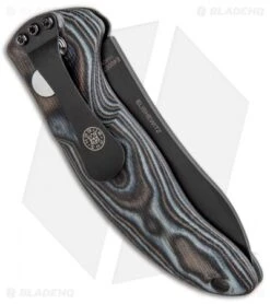 Hogue Knives EX-A04 Automatic Knife Black/Gray G-Mascus (3.5" Black) 34439 -Benchmade Store Hogue Knives EX A04 Auto Black Gray G Mascus Black 34439 BHQ 91394 jr side