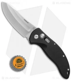 Hogue Knives EX-A04 Upswept Automatic Knife Matte Black (3.5" Tumbled) 5 Hogue Knives EX-A04 Upswept Automatic Knife Matte Black (3.5" Tumbled) -Benchmade Store Hogue Knives EX A04 Upswept matte black tumbled BHQ 72287 er bottlecap