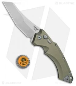 Hogue Knives EX-A05 Wharncliffe Automatic Knife OD Green (4" Stonewash) 34501 -Benchmade Store Hogue Knives EX A05 Wharncliffe 4in Auto OD Green SW 34501 BHQ 100445 jr bottlecap